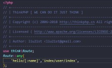 Thinkphp5路由配置和使用方法