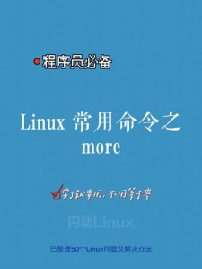 Linux系统的more命令用法