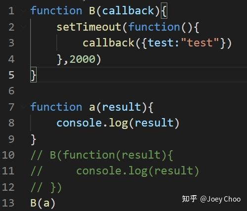 Node.js回调函数参数