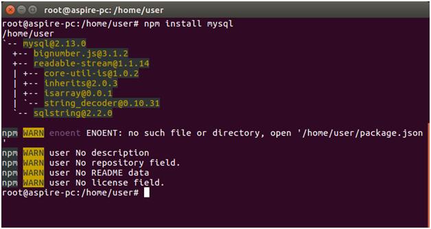 Node.js与MySQL数据库连接的教程